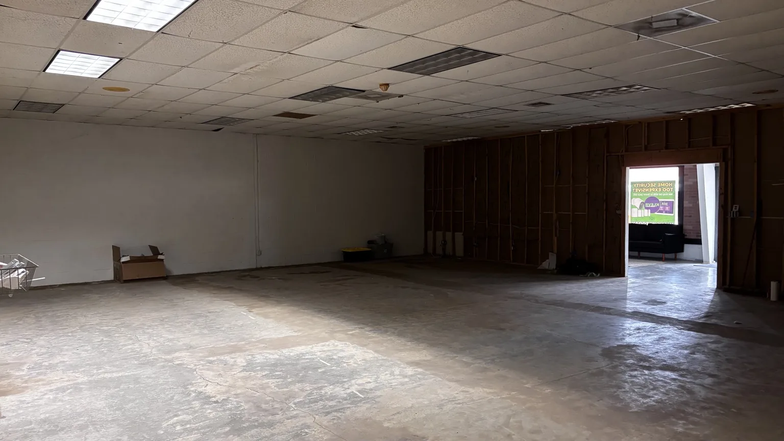 The future Trinity Trade Post indoor market space